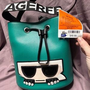 Karl Lagerfeld bucket bag